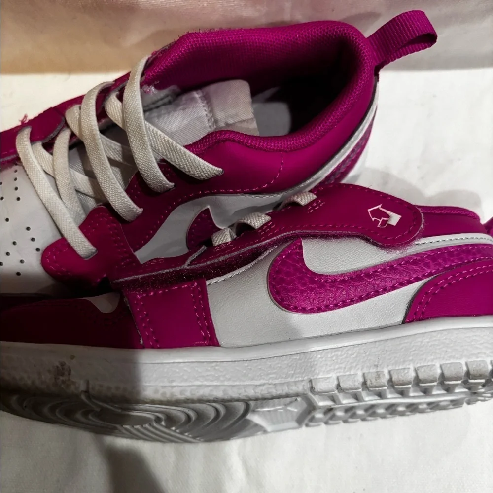 Nike Kids' Air Jordan Low Alt Shoes pink and white size 10c 💖